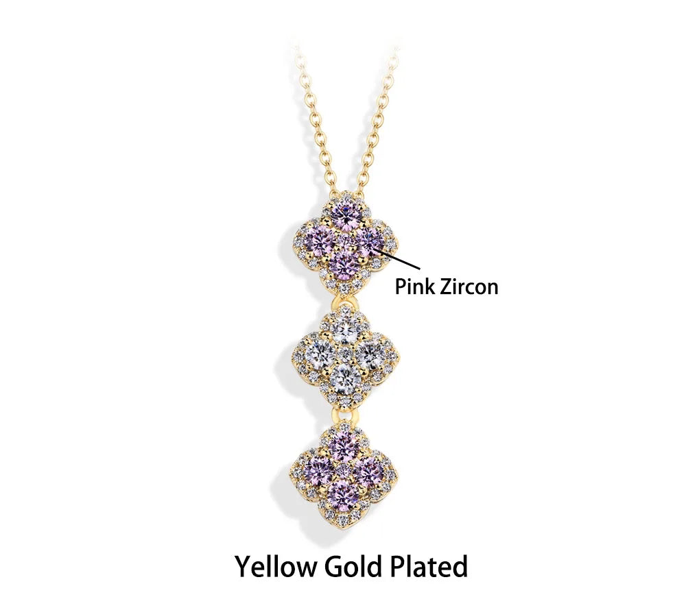 Unseen Gems Lucky Four Leaf Pendant