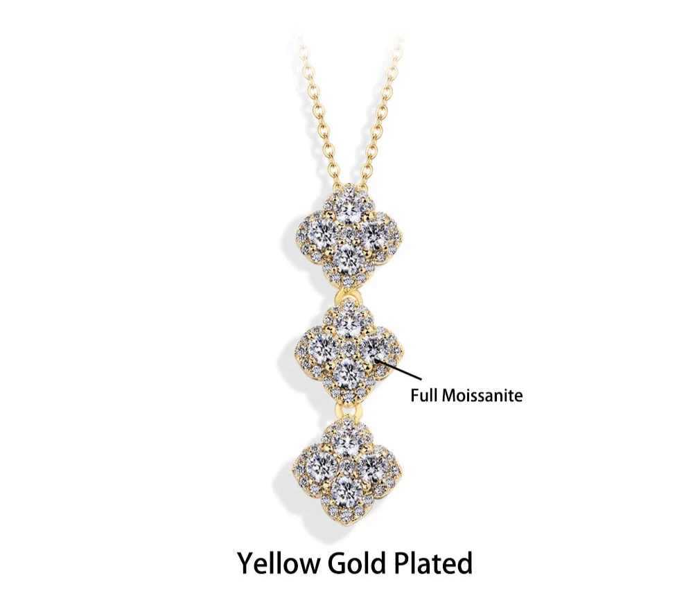 Unseen Gems Lucky Four Leaf Pendant