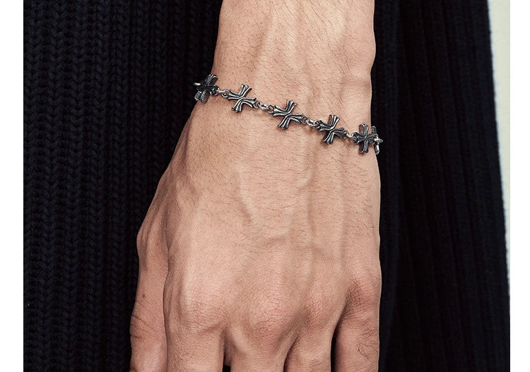 Unseen Gems Goth Cross Stainless Steel
