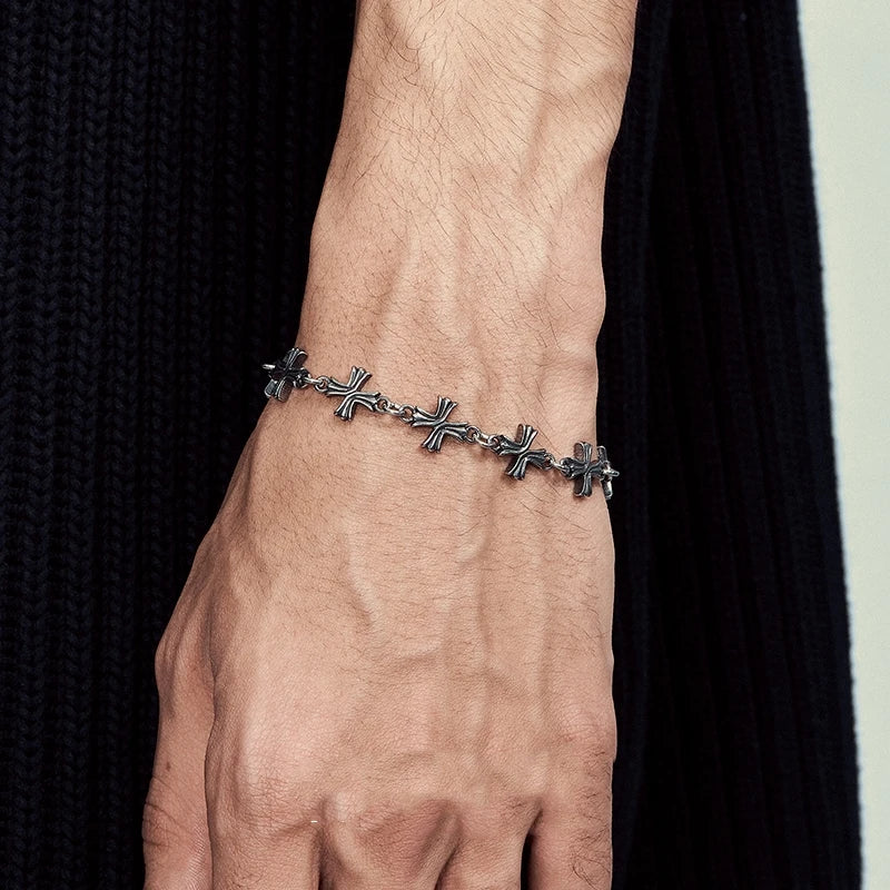 Unseen Gems Goth Cross Stainless Steel