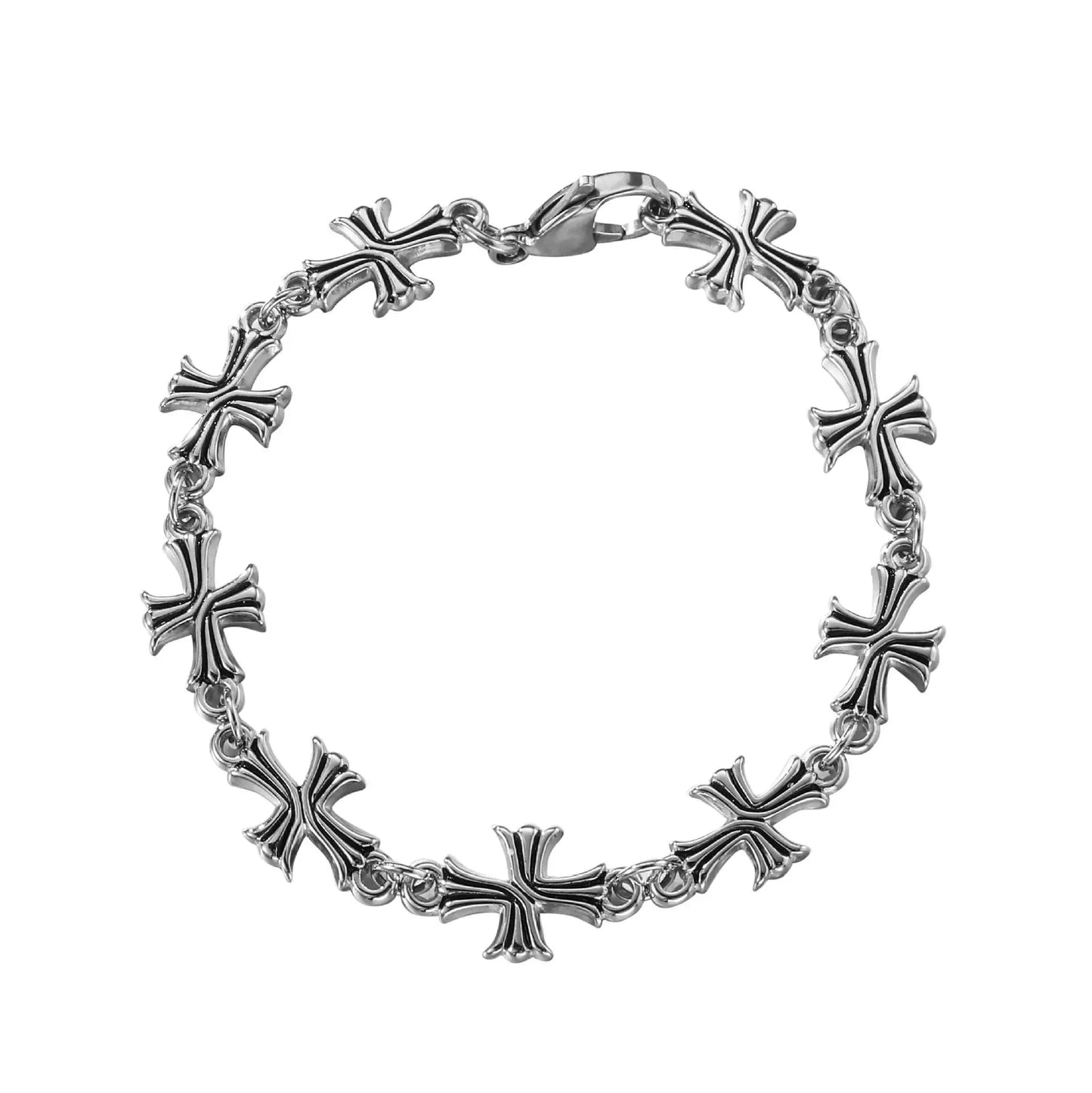 Unseen Gems Goth Cross Stainless Steel