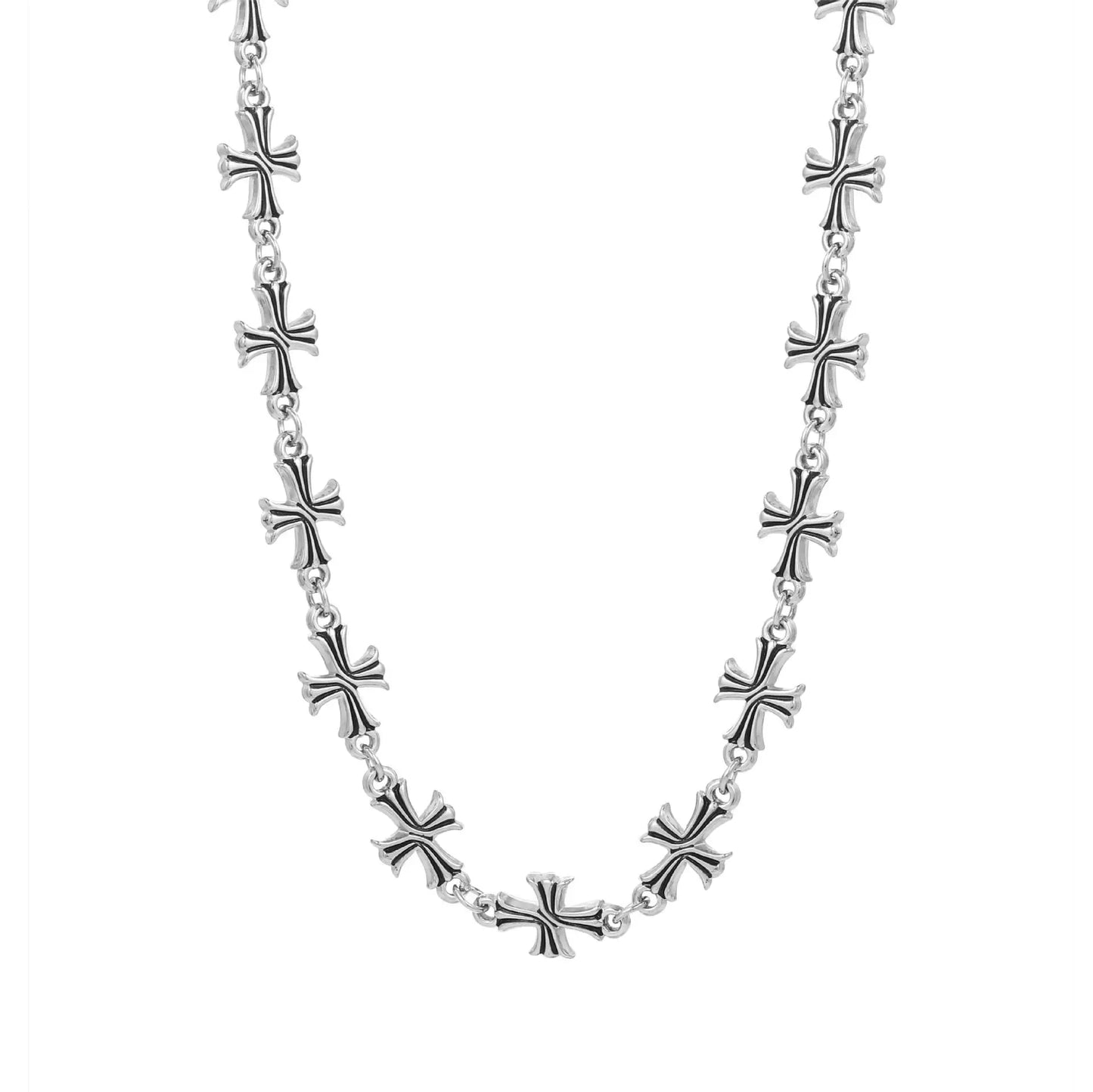 Unseen Gems Goth Cross Stainless Steel
