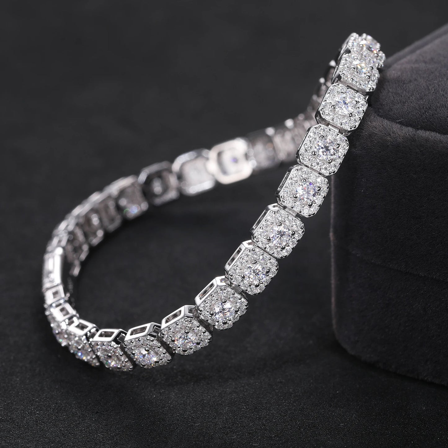 Unseen Gems Iced Out Tennis Bracelet